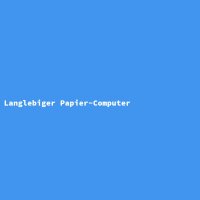 Langlebiger Papier-Computer