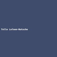 Tolle Leinen-Rutsche